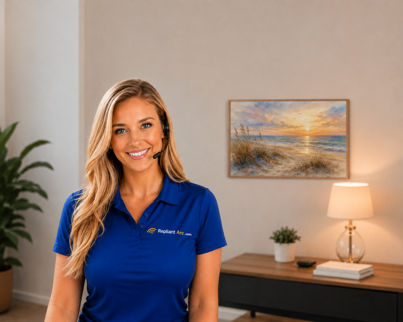 Ashley Booker — Repliant Arc AI Front Desk